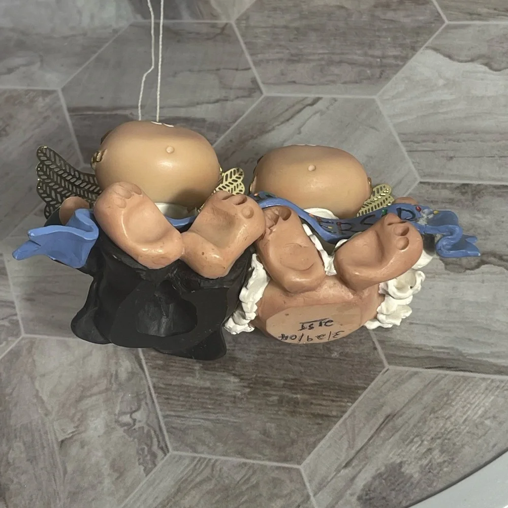 Russ Berrie Angel Cheeks Anniversary Figurine with Tag – 2001 Kirk’s Kritters